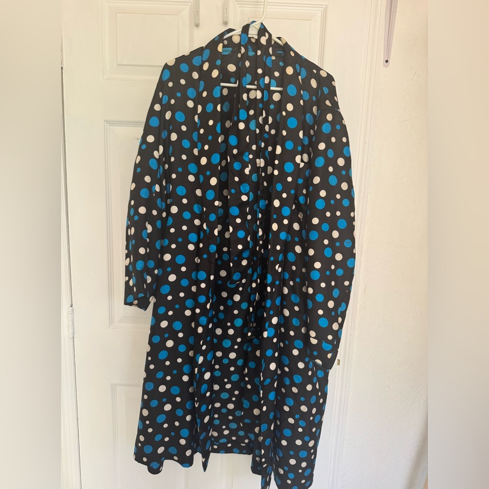 MAUS & HOFFMAN ROBE JACKET MENS WOMENS- BELT 3 pockets SMOKING JACKET PALM BEACH